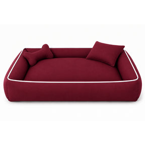 Cama Grande Lavável com Zíper e Enchimentos Removíveis para Cachorro e Gato BigNest™