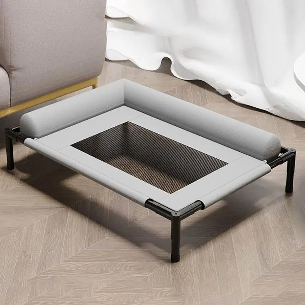 Cama Pet Elevada Confortável – Lupzy™ | Saúde, Praticidade e Estilo