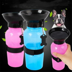 Garrafa Portátil Copinho Pet 500ml para Passeios e Viagens – Lupzy™ | Hidratação Fácil Sem Vazamentos