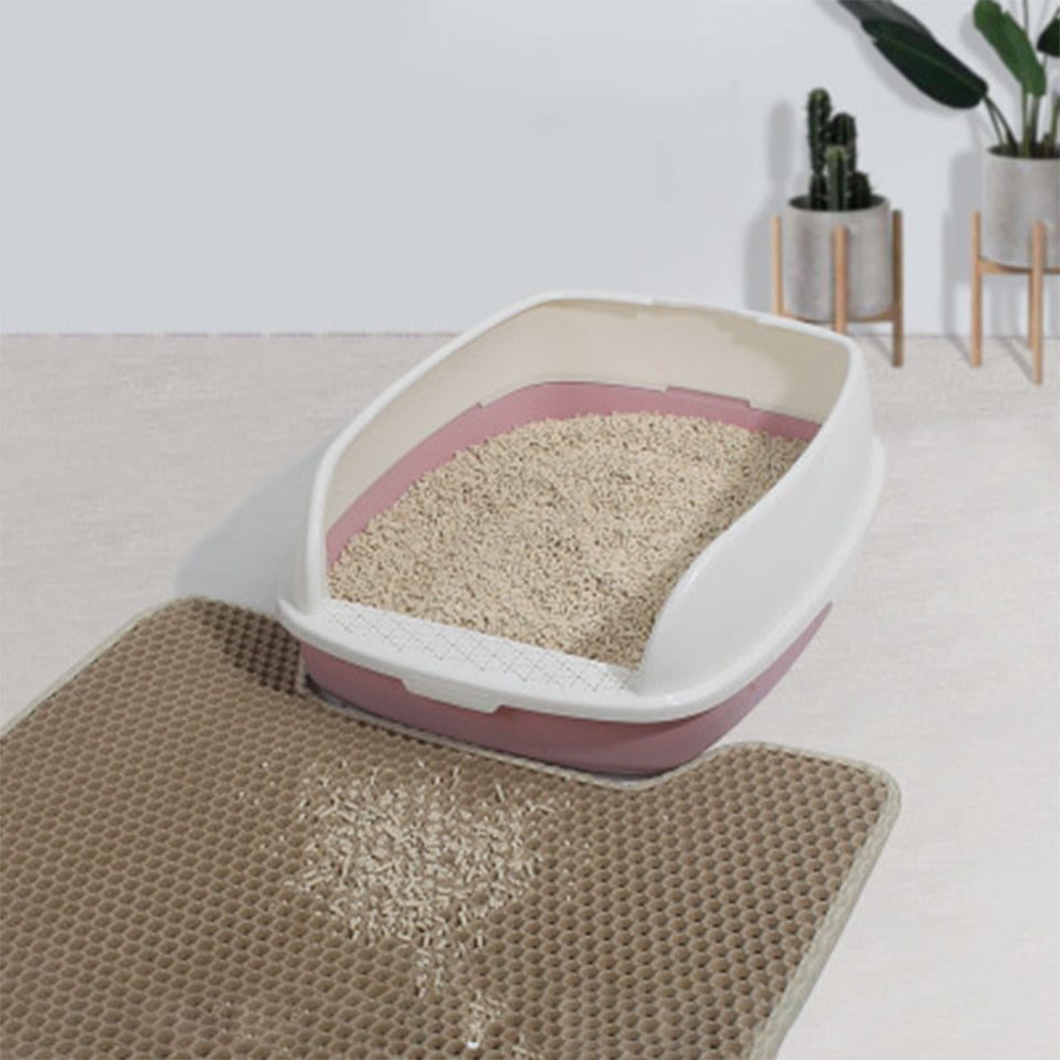 Tapete de Areia CatLoom™ – Higiene, Conforto e Piso Sempre Limpo
