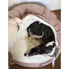 Cama Cave Aconchegante com Coberta em Veludo para Cachorro e Gato 70x70 DeCoração Atelier™