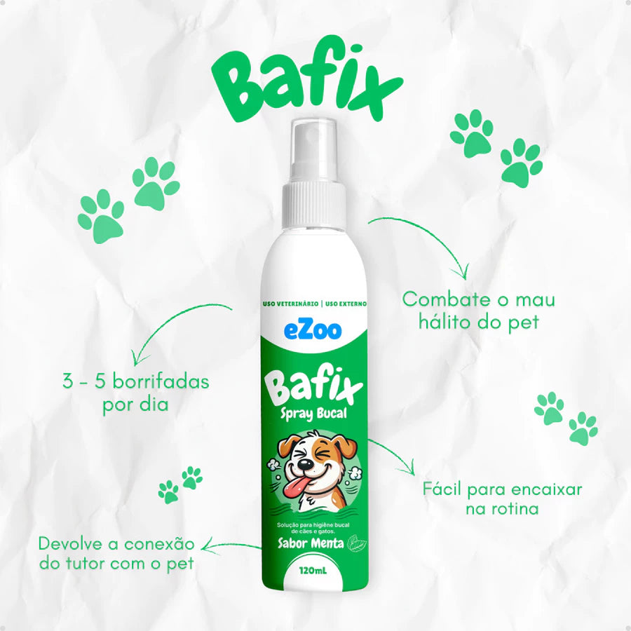 Spray Bucal Premium para Cães e Gatos – 120ml | Higiene e Hálito Fresco