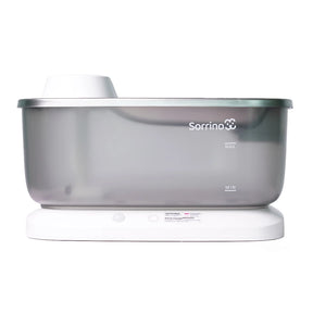 Bebedouro Automático 7L com Sensor Elevado Sem Fio para Cachorro e Gato Aço Inox Sorrino