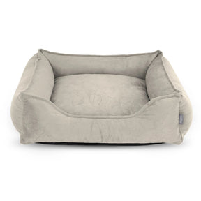 Cama Pet Suede com Zíper e Fundo Impermeável – Mileva | Conforto Aconchegante para Todos os Portes