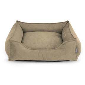 Cama Pet Suede com Zíper e Fundo Impermeável – Mileva | Conforto Aconchegante para Todos os Portes