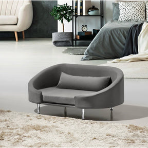 Caminha Pet Luxo com Pés Lavável e Almofada Macia – SoftPaws™ | Conforto e Estilo Diário