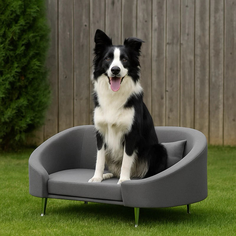 Caminha Pet Luxo com Pés Lavável e Almofada Macia – SoftPaws™ | Conforto e Estilo Diário