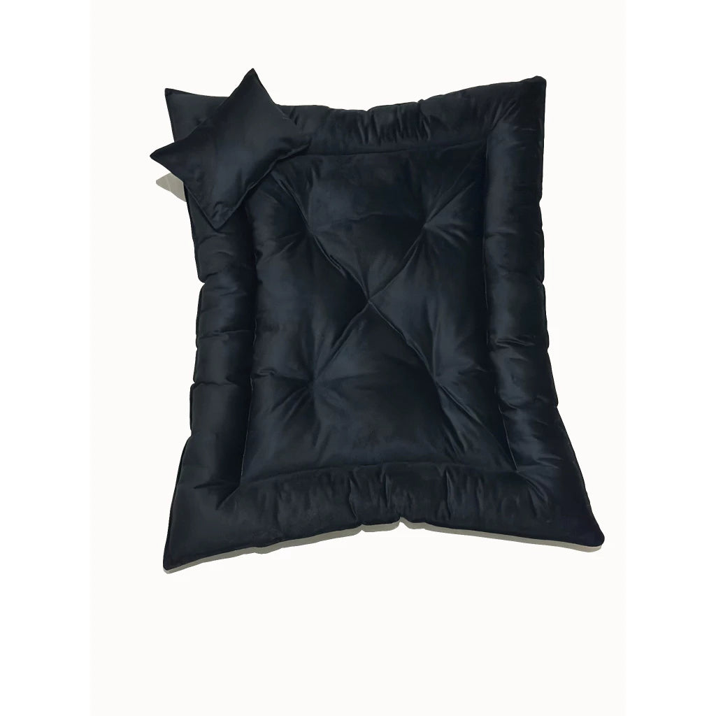 Colchão Pet Luxo com Capitonê ForPatas™ – Conforto Macio e Sofisticação em Várias Cores