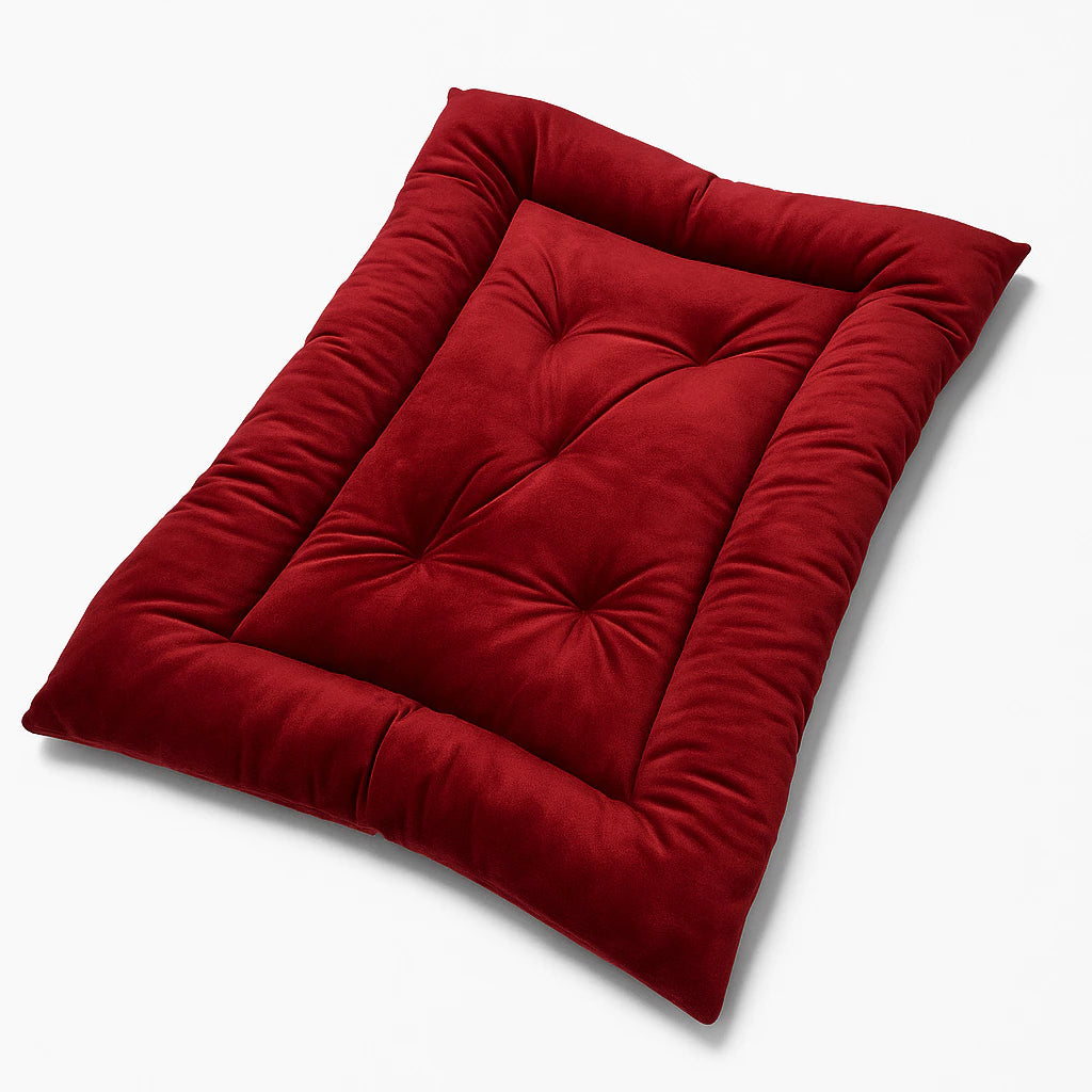 Colchão Pet Luxo com Capitonê ForPatas™ – Conforto Macio e Sofisticação em Várias Cores