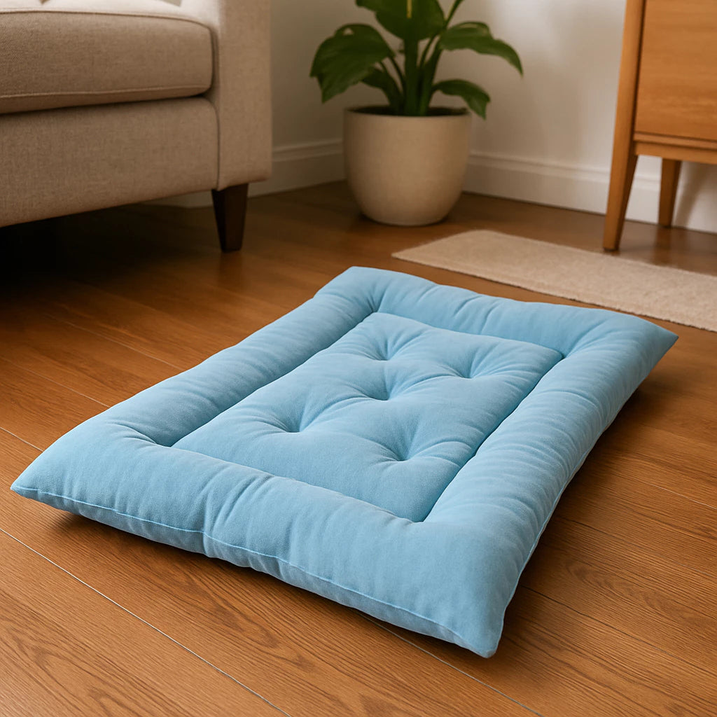 Colchão Pet Luxo com Capitonê ForPatas™ – Conforto Macio e Sofisticação em Várias Cores