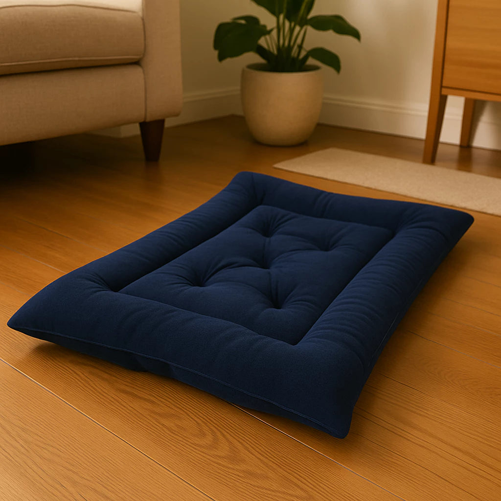 Colchão Pet Luxo com Capitonê ForPatas™ – Conforto Macio e Sofisticação em Várias Cores