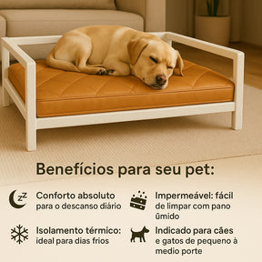 Cama Pet Luxo Impermeável Antifriagem para Cachorros e Gatos – ComfortNest™ | Conforto e Proteção Total