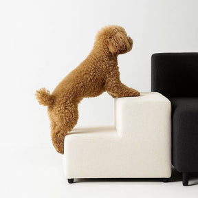 Escada Pet 2 Degraus em Suede Antiderrapante – Duty™ | Acesso Seguro e Conforto Imediato