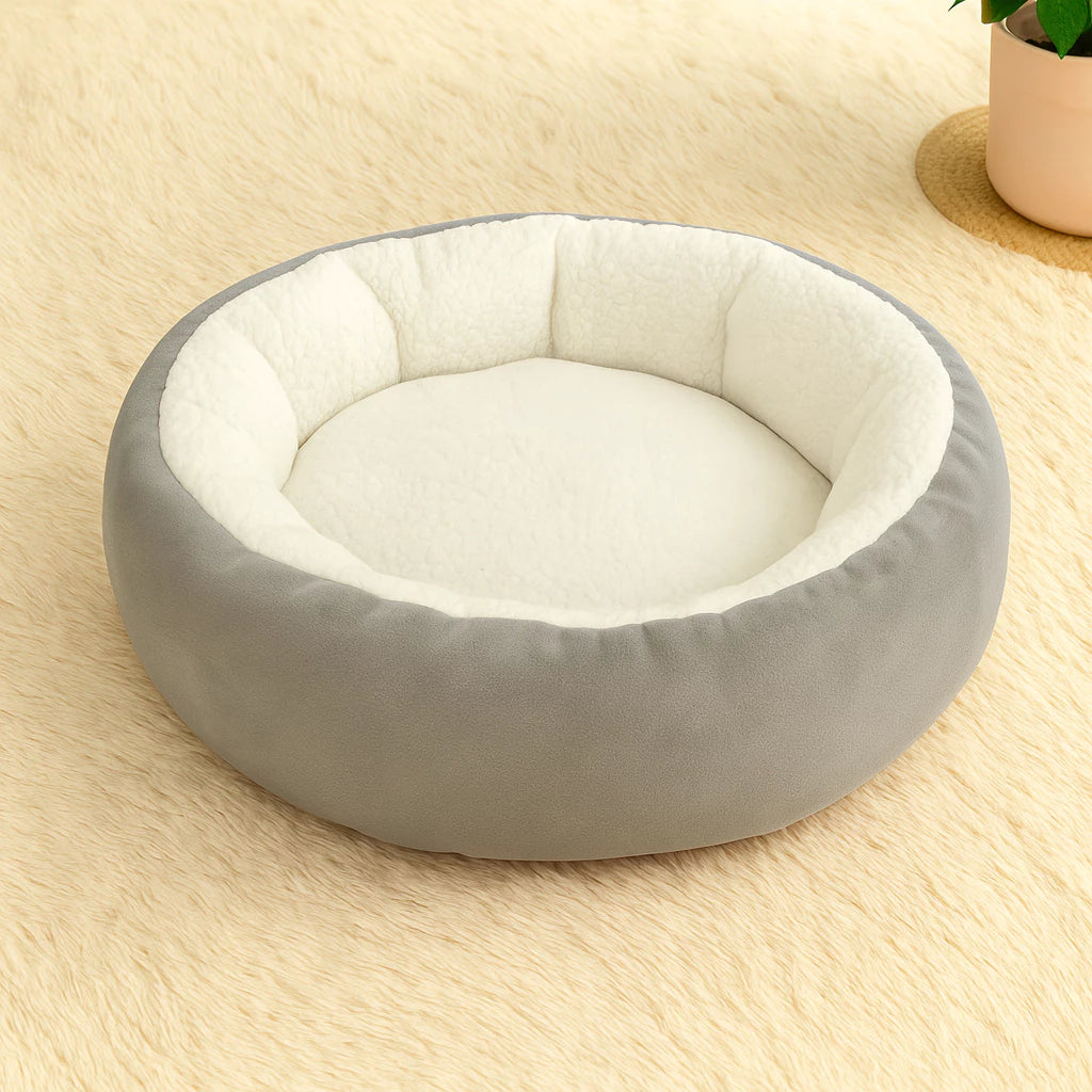Caminha Pet Sherpa Aconchegante e Lavável – CozyNest™ | Conforto Quentinho e Sono Profundo