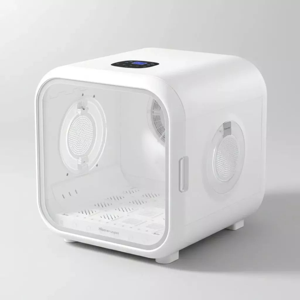 Caixa de Secagem Automática Ultra Silenciosa 360° para Cachorro e Gato 127V SmartDry™