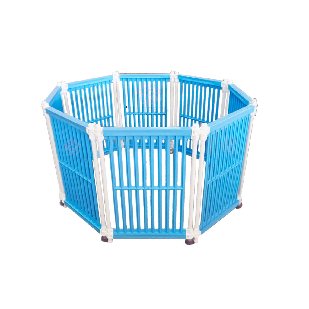 Cercado Modular 60cm com 8 Placas Dobrável Resistente para Cachorro e Gato Anti-UV Cercapet™
