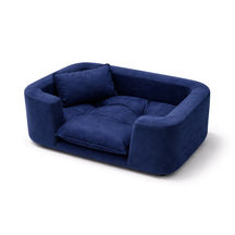 Poltrona Pet Estofada em Madeira Maciça para Cachorro e Gato com Almofada Lavável CozyWood™