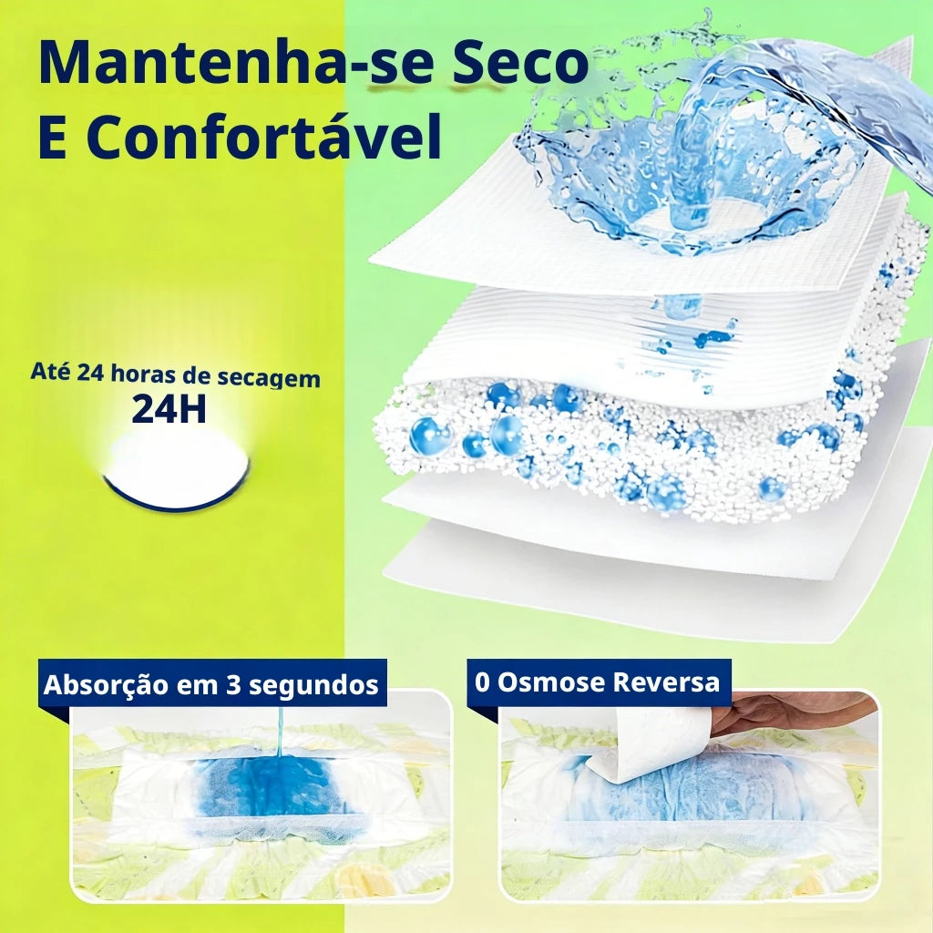 Fralda Higiênica Descartável para Cachorro Macho Anti Vazamento 12 Unidades Newpet™
