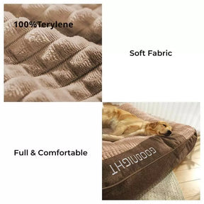 Cama Ortopédica Reforçada Antiderrapante com Bordas Elevadas para Cachorro até 50kg OrthoNest™