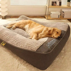 Cama Ortopédica Reforçada Antiderrapante com Bordas Elevadas para Cachorro até 50kg OrthoNest™