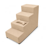 Escada 4 Degraus 60cm Antiderrapante para Cachorro e Gato Acesso à Cama e Sofá Snouty™
