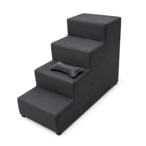 Escada 4 Degraus 60cm Antiderrapante para Cachorro e Gato Acesso à Cama e Sofá Snouty™