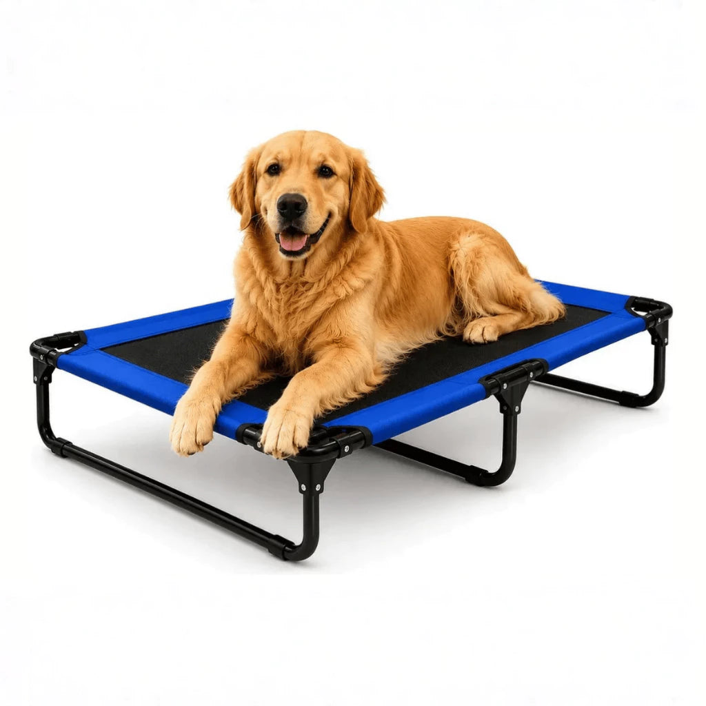 Cama Pet Para Cachorro Suspensa Elevada Lavável Impermeável Grande GG Ortopédica Até 50kg 105x61cm