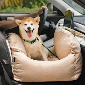 Cama Automotiva Lavável Antiderrapante Desmontável para Cachorro e Gato com Guia de Segurança RideNest™