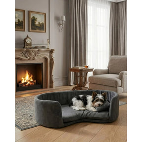 Cama Antialérgica em Suede Macio para Cachorro e Gato CloudPet™