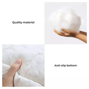 Cama Protetora de Sofá Lavável com Encosto em Pelúcia Quadriculada Antiderrapante para Cachorro CozyGrid™