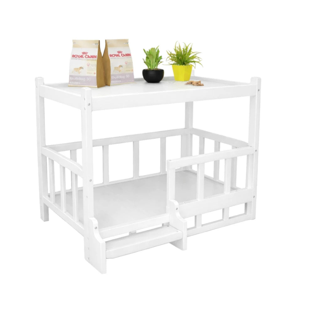 Mesa de Cabeceira Organizador em Madeira Compacta para Cachorro e Gato MultiPet Homey™