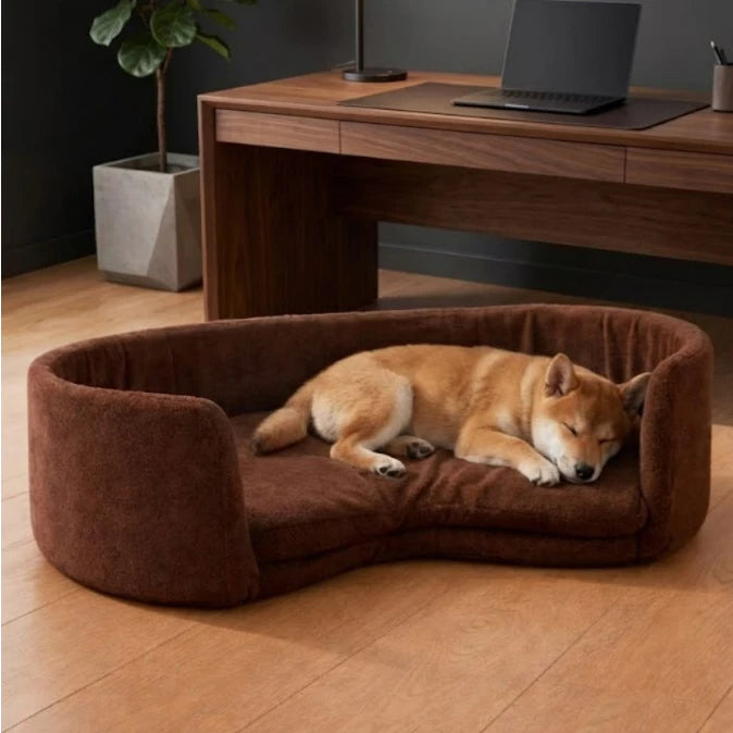 Cama Antialérgica em Suede Macio para Cachorro e Gato CloudPet™