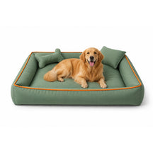 Cama Grande Lavável com Zíper e Enchimentos Removíveis para Cachorro e Gato BigNest™