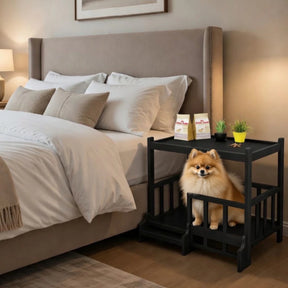 Mesa de Cabeceira Organizador em Madeira Compacta para Cachorro e Gato MultiPet Homey™