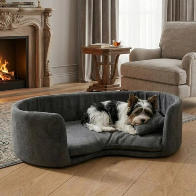 Cama Antialérgica em Suede Macio para Cachorro e Gato CloudPet™