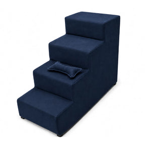Escada 4 Degraus 60cm Antiderrapante para Cachorro e Gato Acesso à Cama e Sofá Snouty™