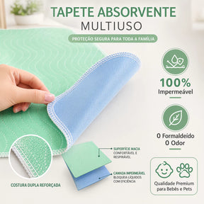 Tapete Sanitário Lavável Newpet™ 80x60cm Alta Absorção Anti Vazamento para Cachorro