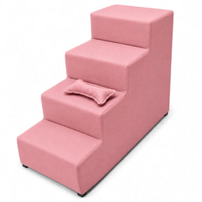 Escada 4 Degraus 60cm Antiderrapante para Cachorro e Gato Acesso à Cama e Sofá Snouty™