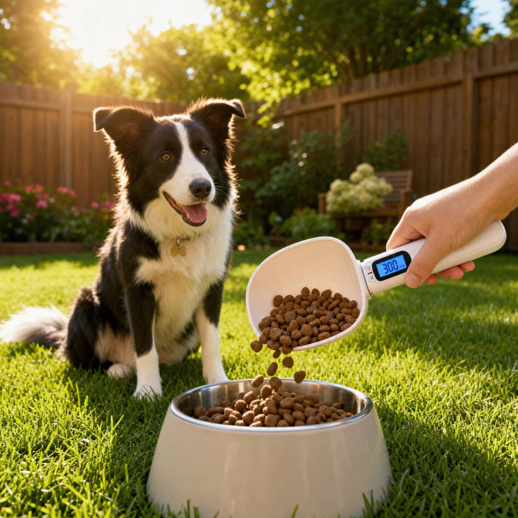 Colher Balança Digital de Precisão para Ração de Cachorro e Gato Medidor de Porções Dosefy™