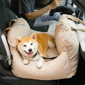 Cama Automotiva Lavável Antiderrapante Desmontável para Cachorro e Gato com Guia de Segurança RideNest™