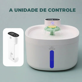 Fonte de Água Automática com Sensor 2,6L para Cachorros e Gatos | Hidratação Inteligente