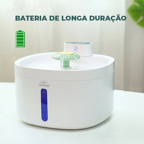 Fonte de Água Automática com Sensor 2,6L para Cachorros e Gatos | Hidratação Inteligente