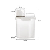 Tanque Hermético para Ração 1.8L, 2.5L e 3.0L – Lupzy™ | Alimentos Sempre Frescos e Protegidos