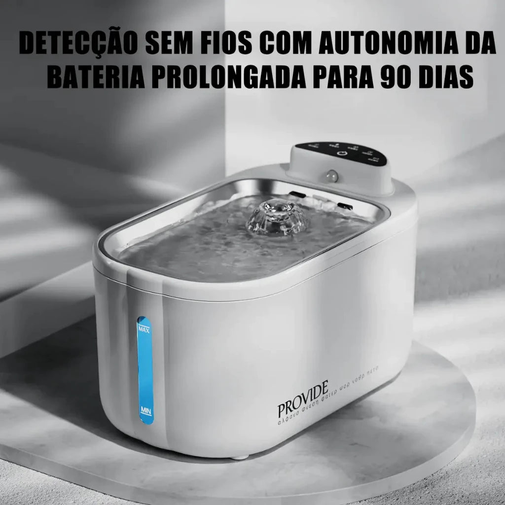 Bebedouro Automático Sem Fio 4L com Filtragem Silenciosa para Cachorro e Gato Hydropet™