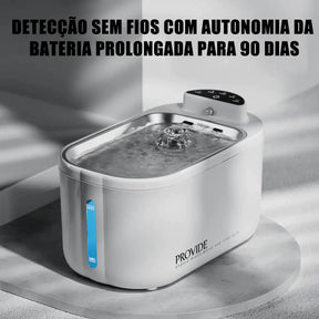 Bebedouro Automático Sem Fio 4L com Filtragem Silenciosa para Cachorro e Gato Hydropet™