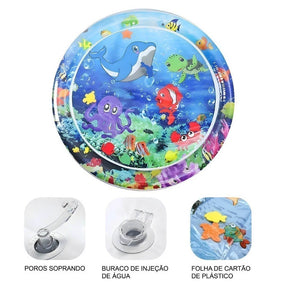 Tapete de Água Sensorial Interativo para Cachorros e Gatos Refrescante | Super Resistente