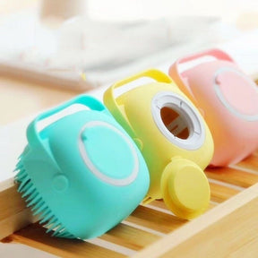 Esponja de Silicone com Dispenser para Shampoo - Snouty™ | Exclusivo da ForPatas