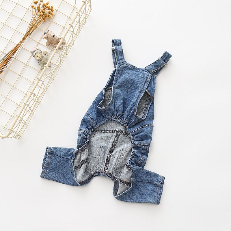 Macacão Jeans - Snouty™ | Exclusivo da ForPatas