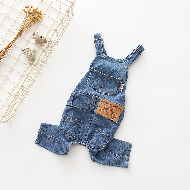 Macacão Jeans - Snouty™ | Exclusivo da ForPatas