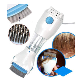 Pente Eletrônico Aspirador Removedor de Pulgas e Piolhos Bivolt para Cachorro e Gato Fleasy™